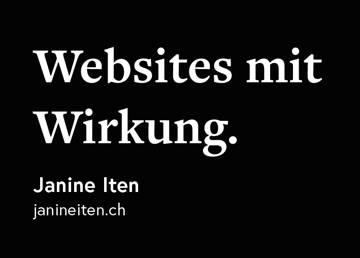 Janine Iten Web & Interaction Design GmbH